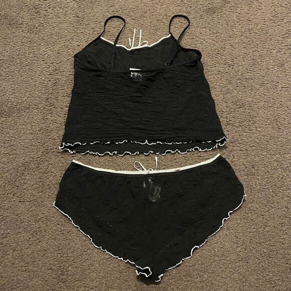 Y2K Deadstock Express Butterfly Mesh Matching Cami & Panties Set - Picture 7 of 8